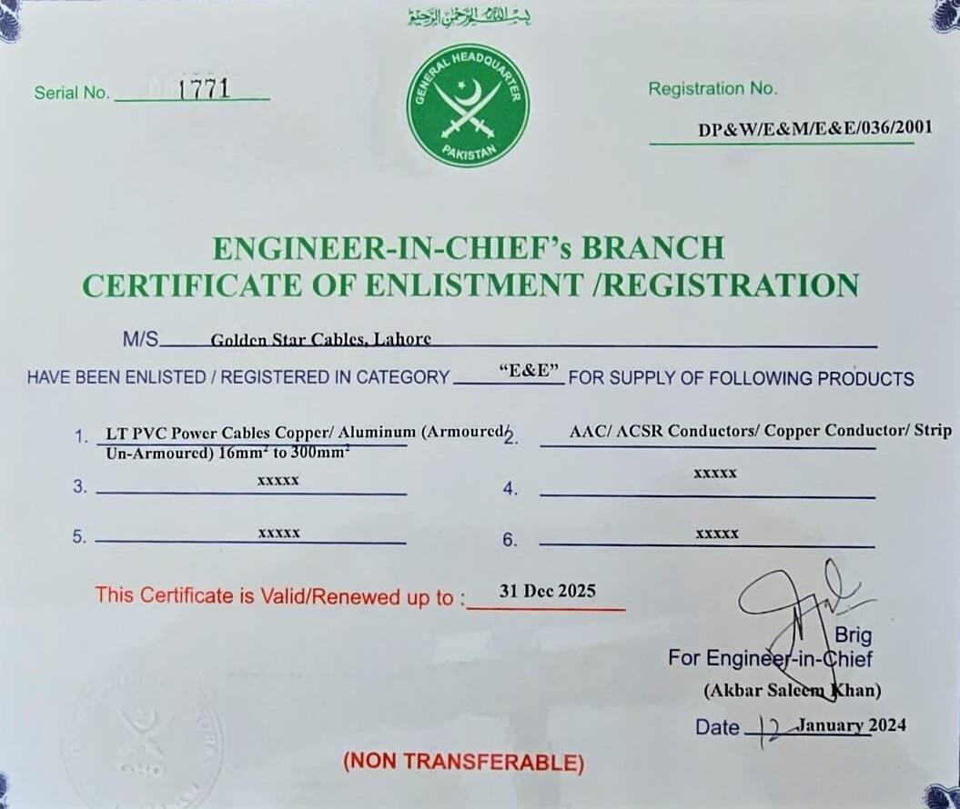 Engineer-in-Chief's Branch certificate of enlistment and registration